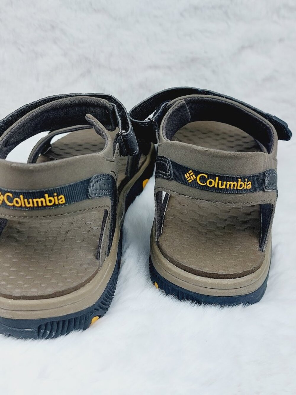 Columbia Men's Gray Riptide Dual Strap Fisherman Hiking Sandal Size 11 - Picture 6 of 10